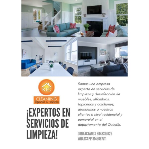KIC CLEANING TAPICERIA, LIMPIEZA & DESINFECCION - Imagen 2